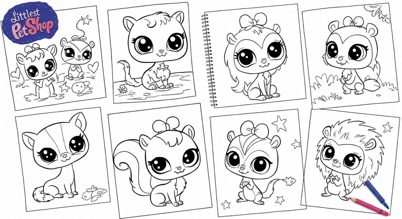 Kolorowanki Littlest Pet Shop 1