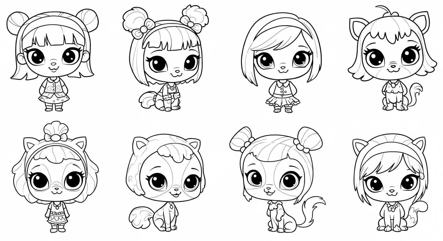 Kolorowanki Littlest Pet Shop 5