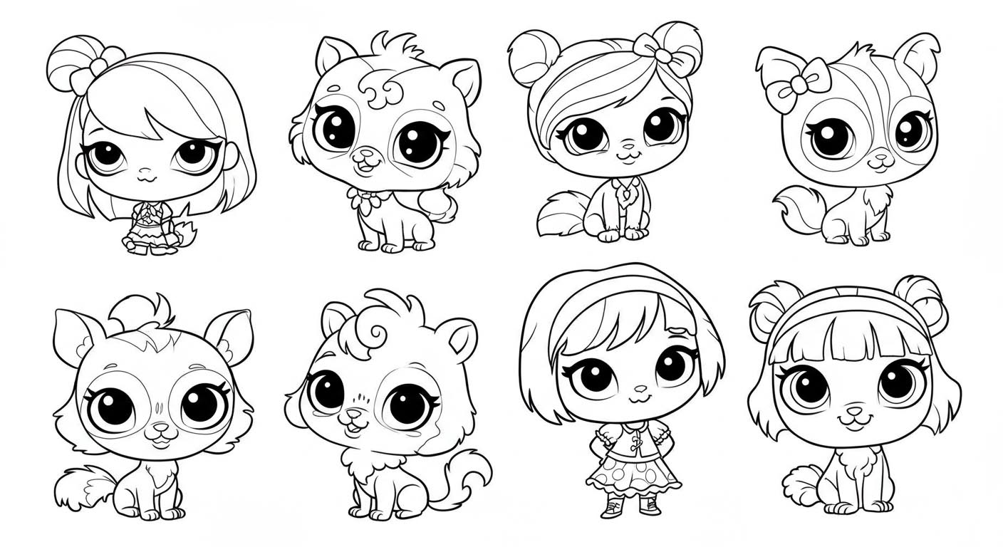 Kolorowanki Littlest Pet Shop 6