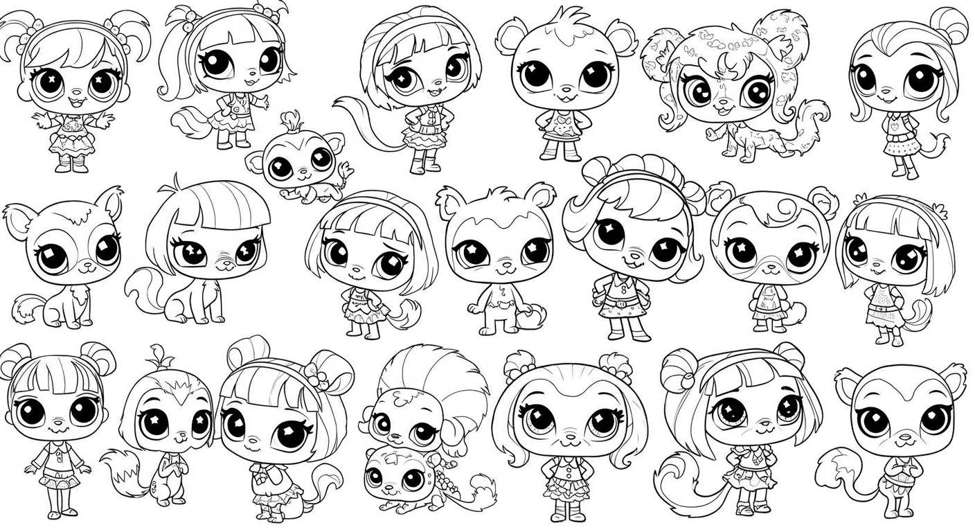 Kolorowanki Littlest Pet Shop 7