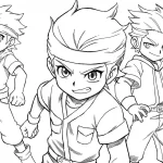 Kolorowanki Inazuma Eleven Go 22