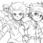 Kolorowanki Inazuma Eleven Go 24