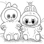 kolorowanki labubu 25